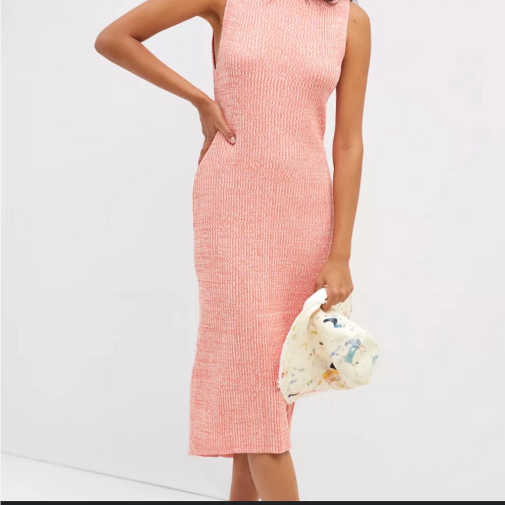 Daily Practice by Anthropologie Mock Neck Midi Dress. Size medium
